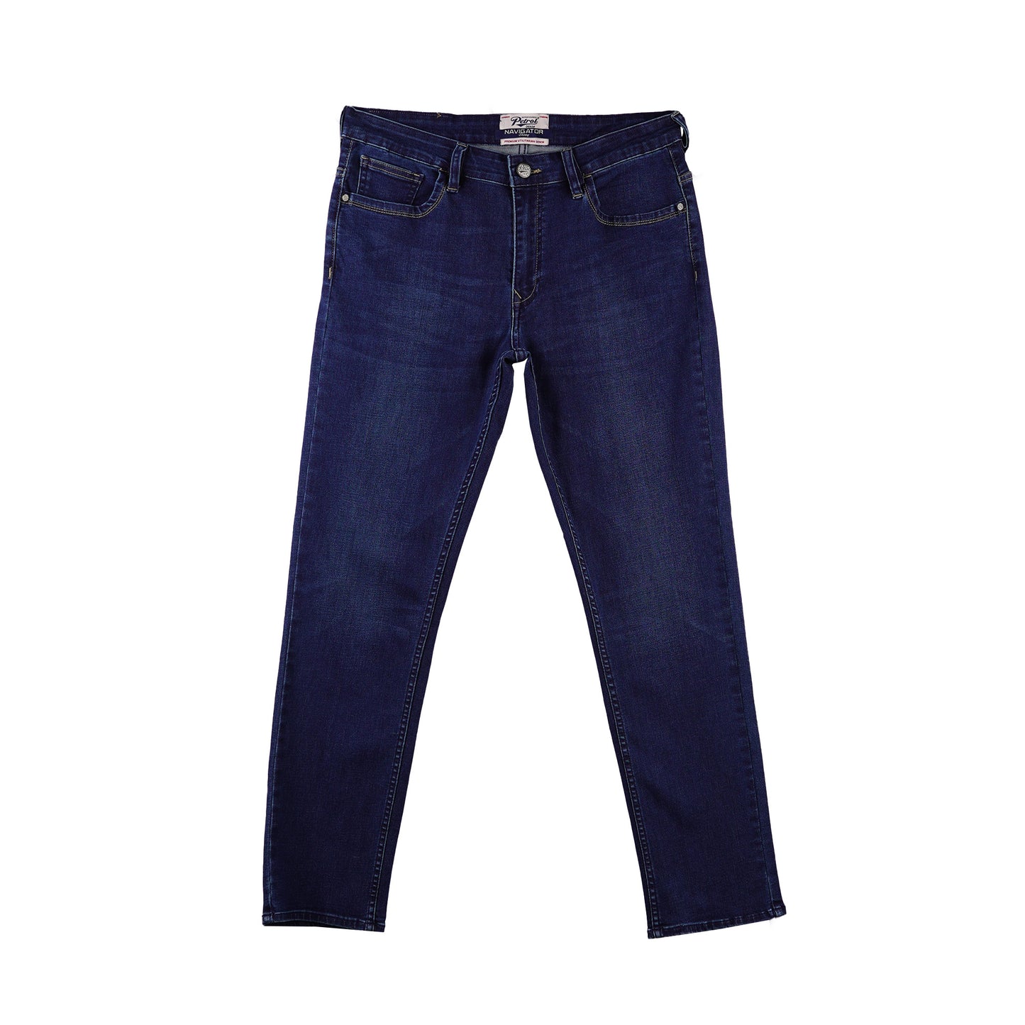 Petrol Men's Basic Denim Pants Skinny Fitting Mid-Rise 178084-U (Dark Shade)