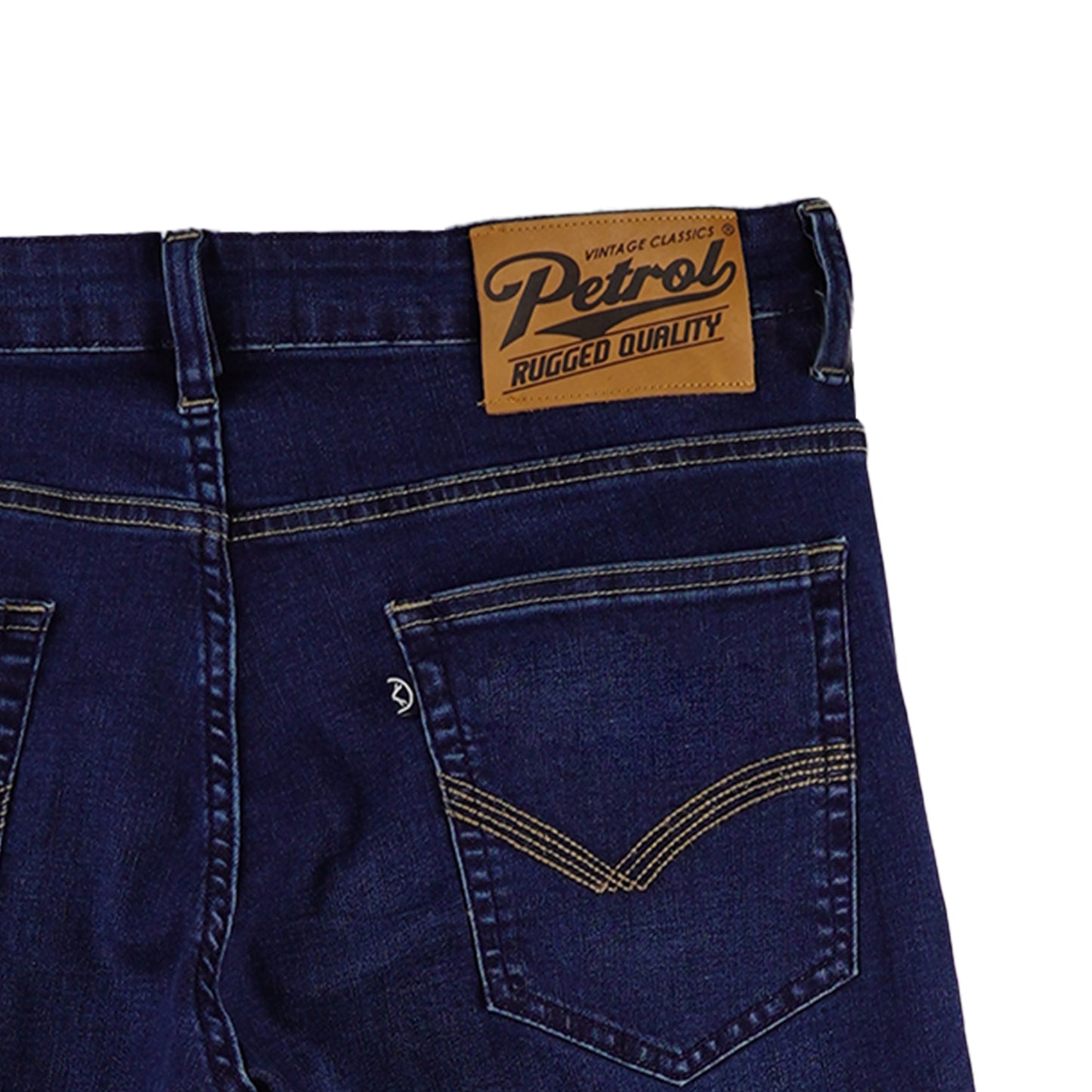 Petrol Men's Basic Denim Pants Skinny Fitting Mid-Rise 178084-U (Dark Shade)