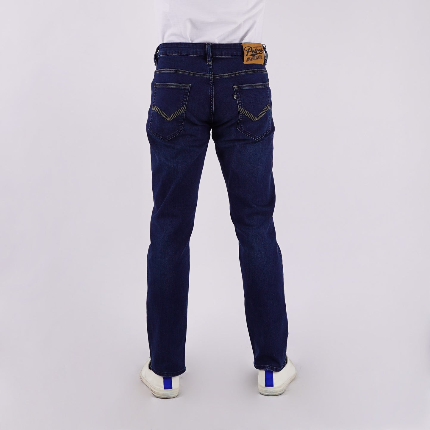 Petrol Men's Basic Denim Pants Skinny Fitting Mid-Rise 178084-U (Dark Shade)