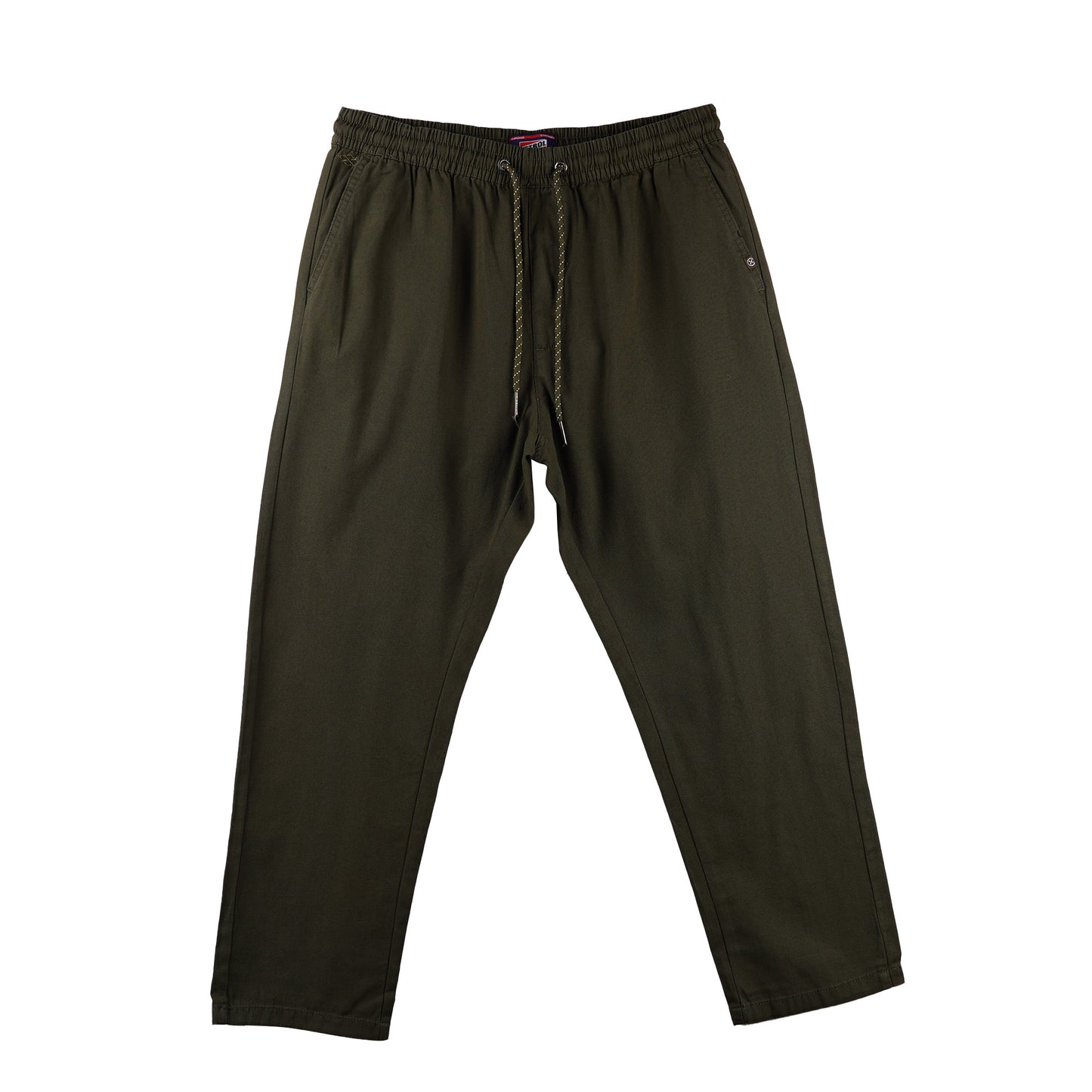 Petrol Men's Basic Non-Denim Trouser Pants Mid-Rise 176055 (Fatigue)