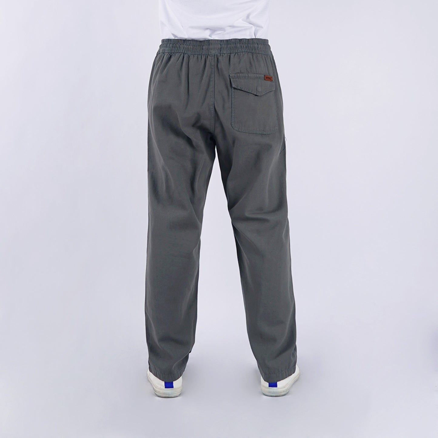 Petrol Men's Basic Non-Denim Trouser Pants Mid-Rise 176055 (Gray)