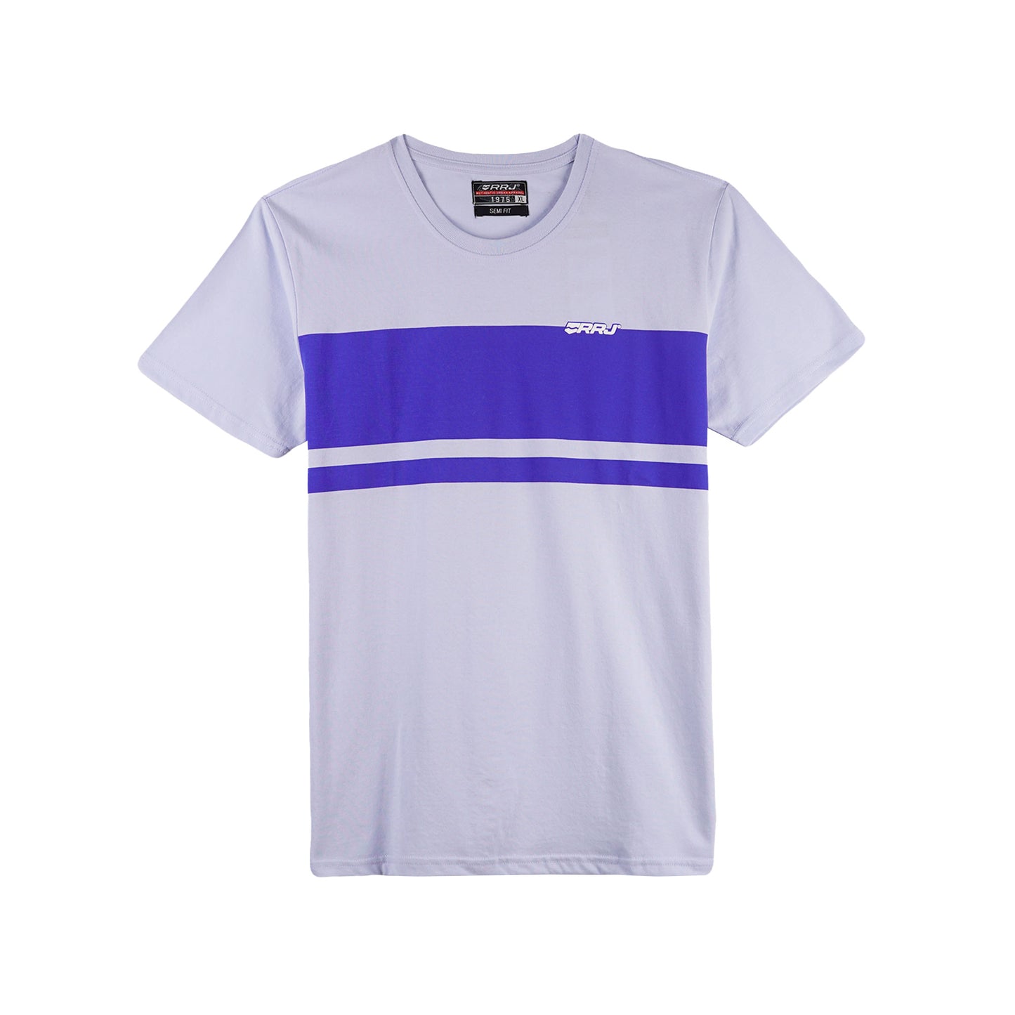 RRJ Men's Basic Tees Semibody Fitting 174847-U (Heather Blue)