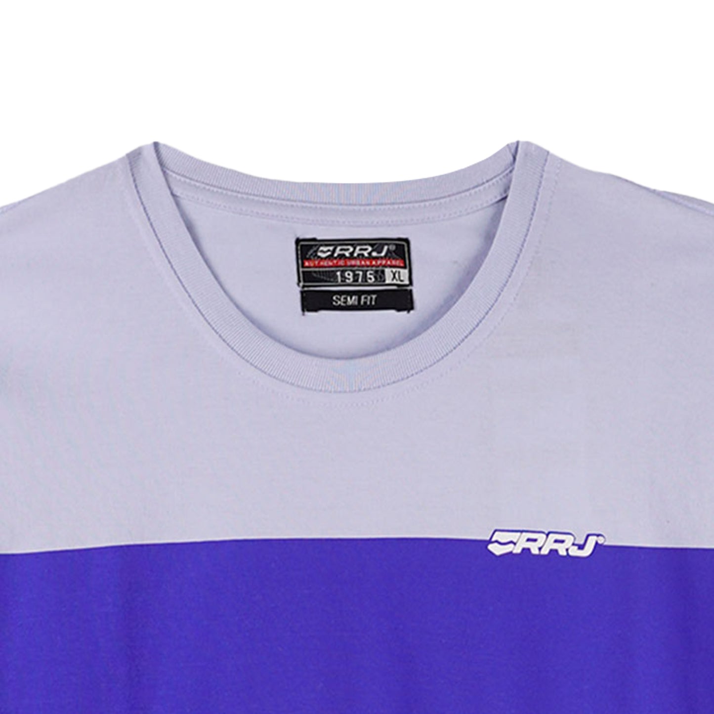 RRJ Men's Basic Tees Semibody Fitting 174847-U (Heather Blue)