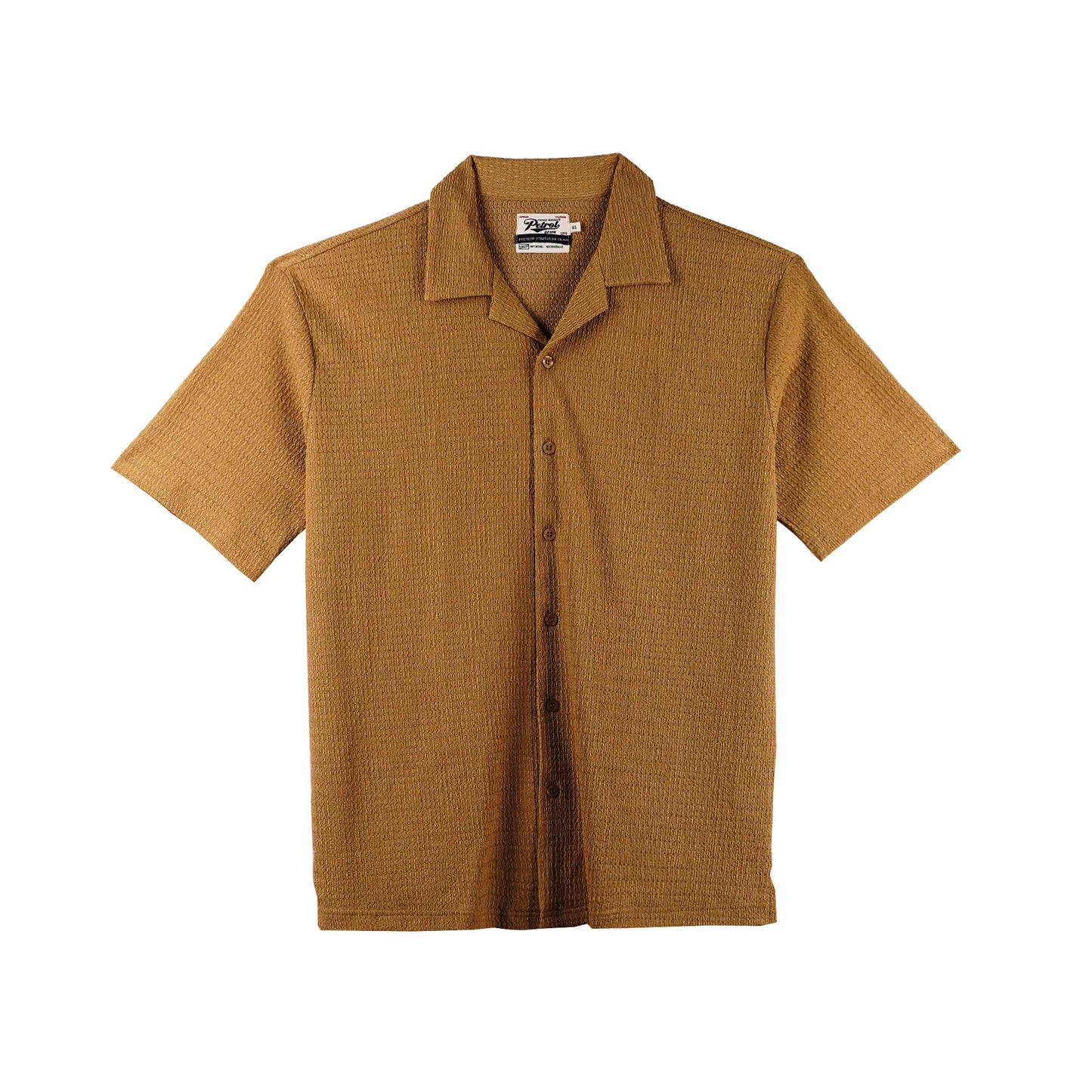 Petrol Men's Basic Woven Shirt Comfort Fitting 169262 (Khaki)