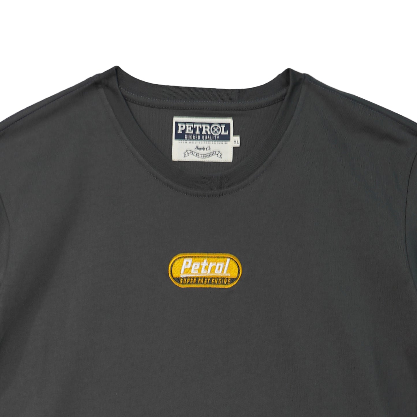 Petrol Men's Basic Tees Slim Fitting 179694-U (Charcoal)