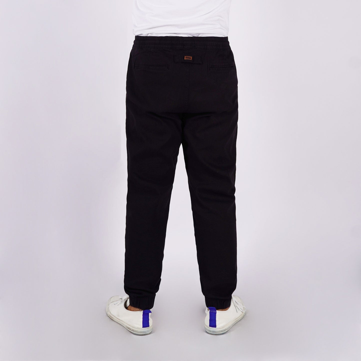 Petrol Men's Basic Non-Denim Jogger Pants Mid-Rise 176579 (Black)
