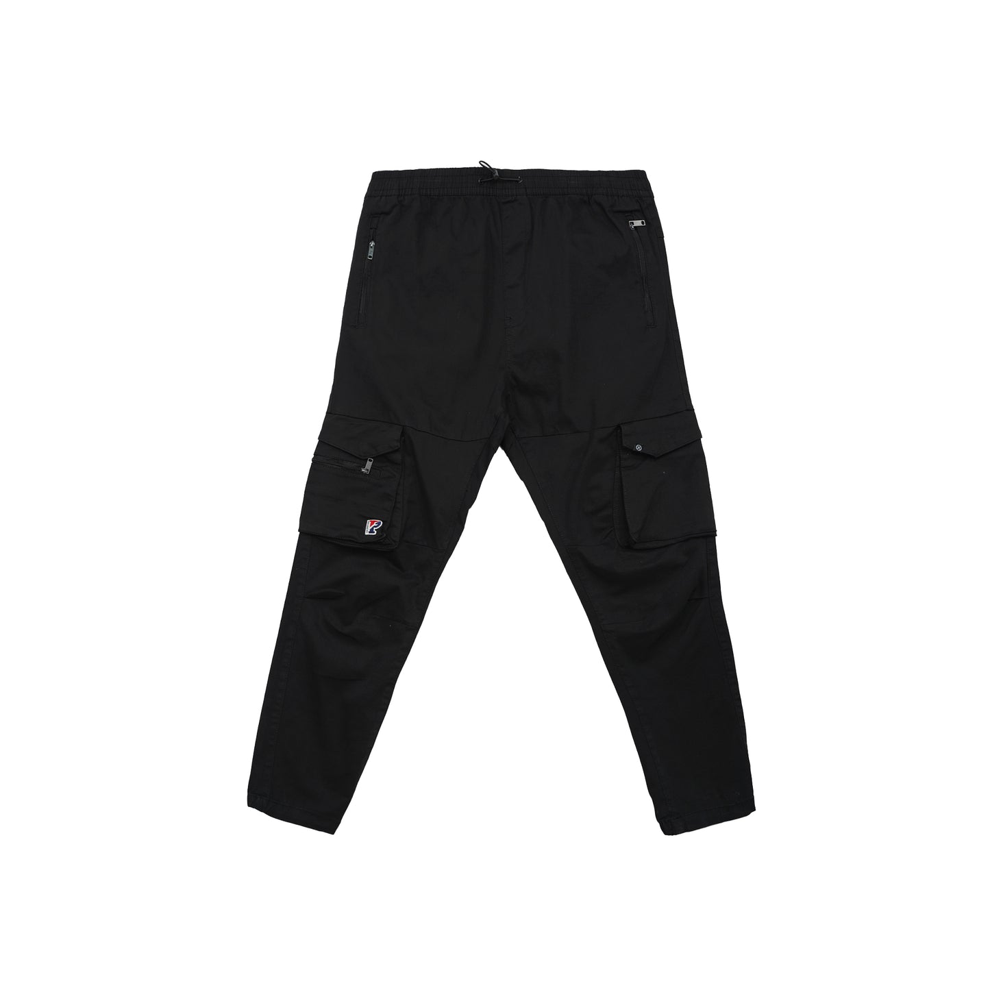 Petrol Men's Basic Non-Denim Cargo Pants Mid-Rise 177193 (Black)