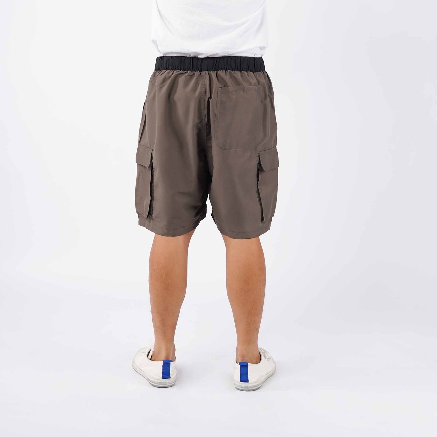 Petrol Men's Basic Non-Denim Cargo Short Mid-Rise 174209-U (Dark Gray)