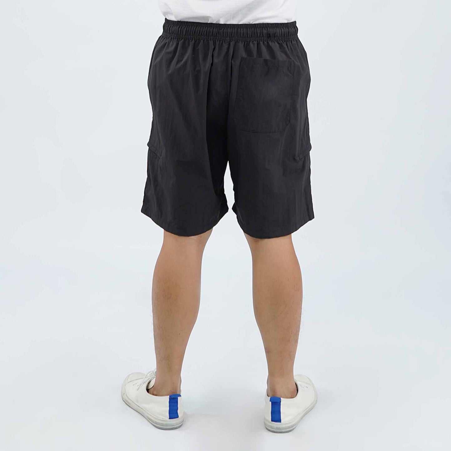 Petrol Men's Basic Non-Denim Cargo Short Mid-Rise 174192-U (Black)