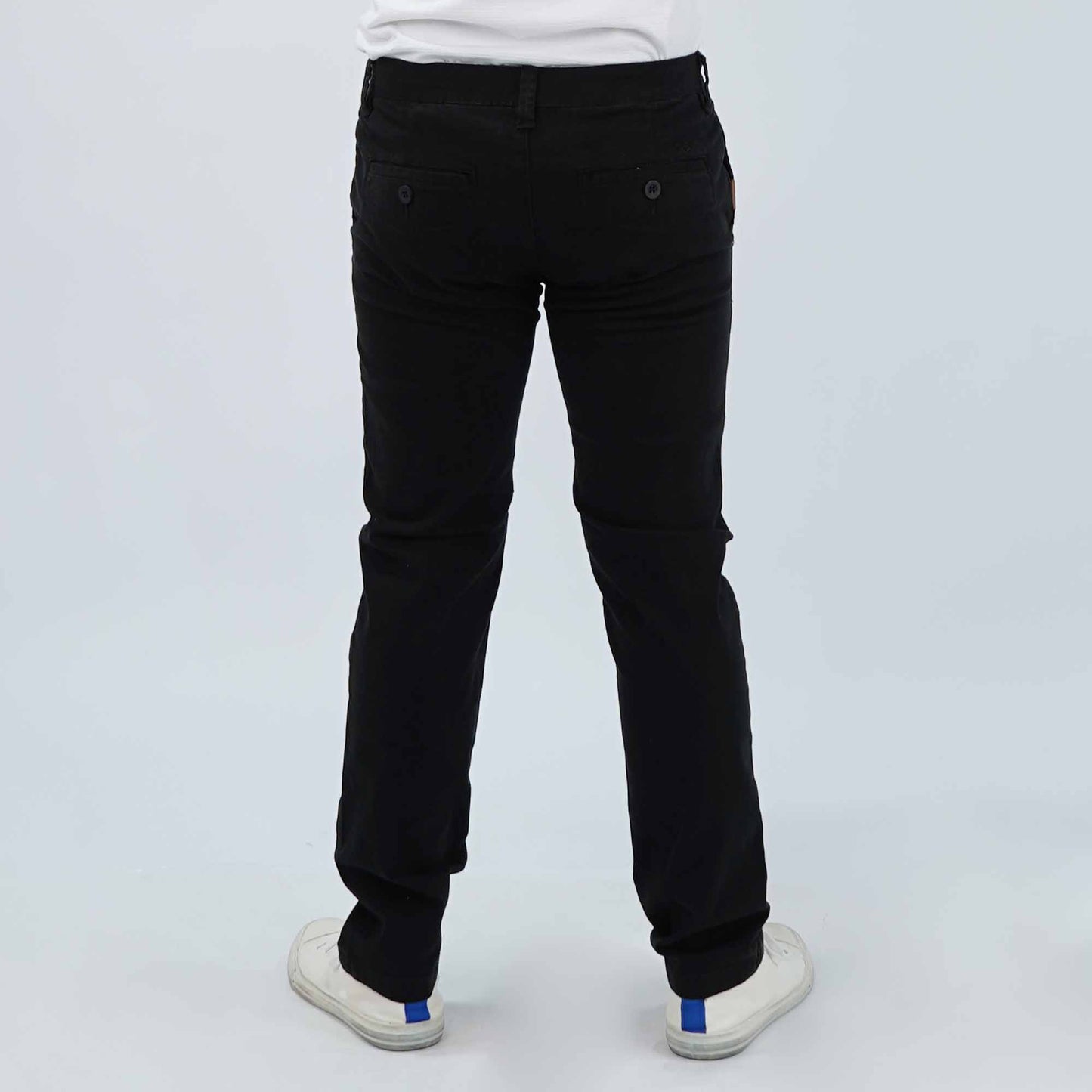 Petrol Men's Basic Non-Denim Chino Pants Mid-Rise 181307 (Black)