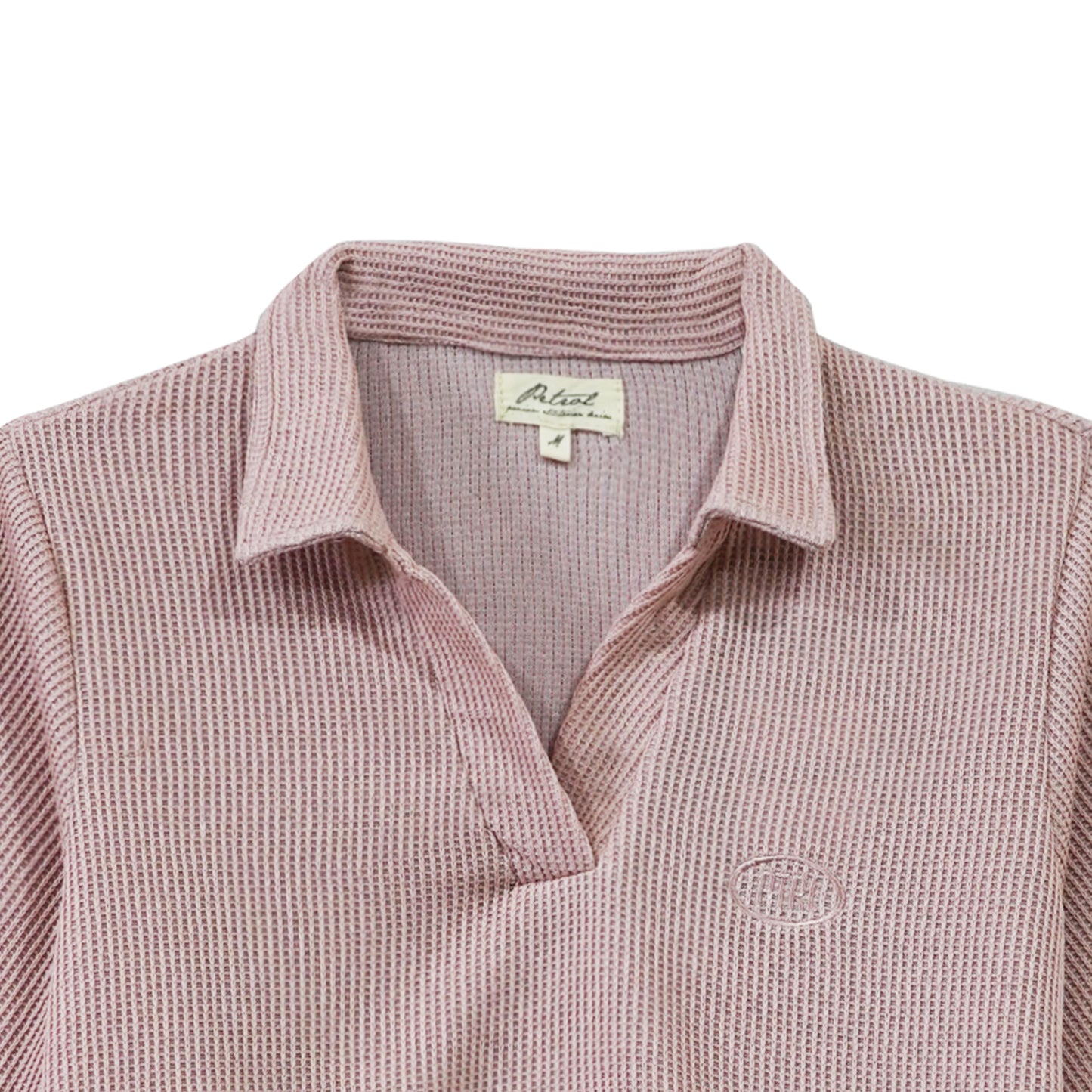 Petrol Ladies Basic Collared Shirt Boxy Fitting 171085 (Dusty Pink)