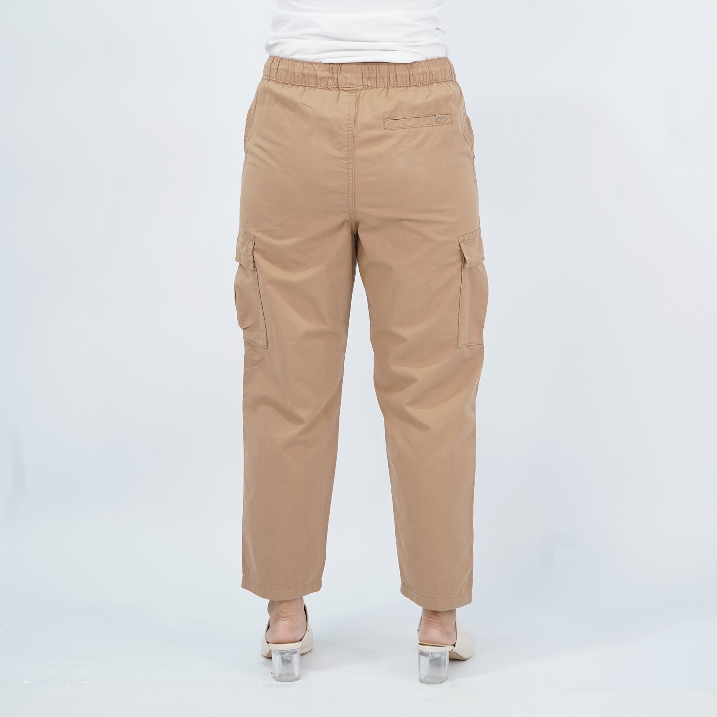 Petrol Ladies Basic Non-Denim Cargo Pants Mid-Rise Fitting 171643-U (Khaki)