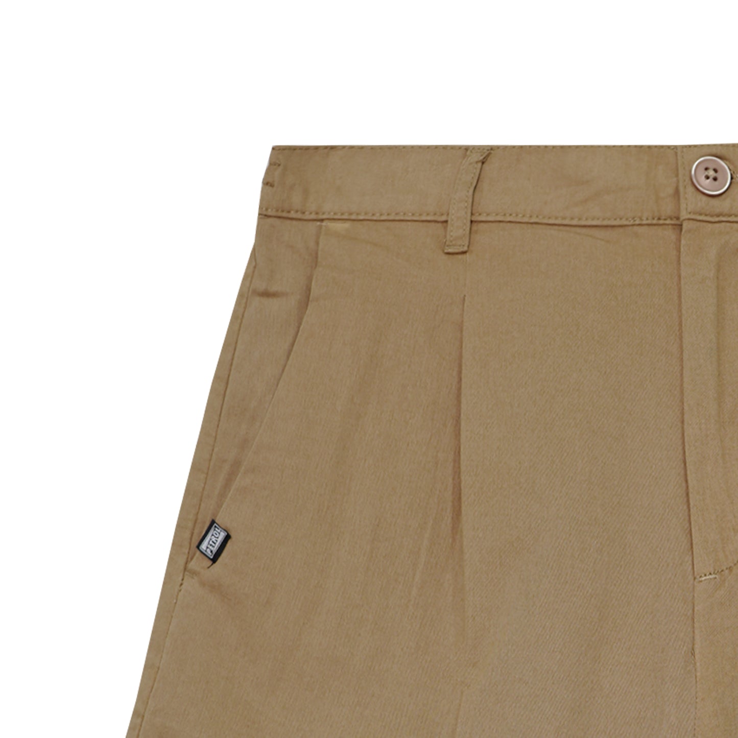 Petrol Ladies Basic Non-Denim Smart Short Mid-Rise 178543 (Beige)