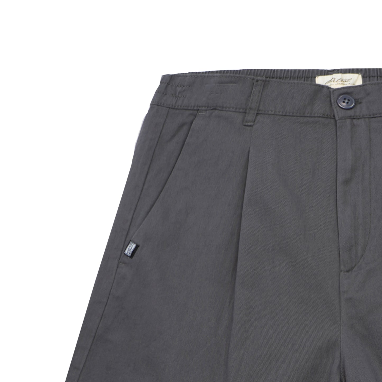 Petrol Ladies Basic Non-Denim Smart Short Mid-Rise 178543 (Dark Gray)