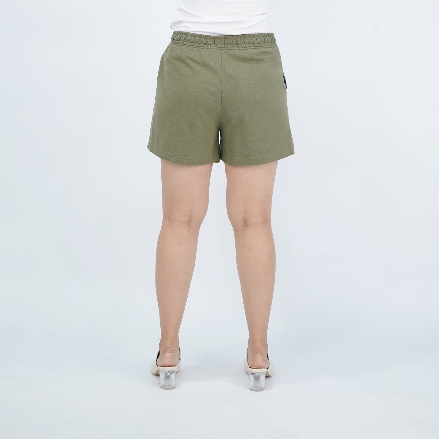 Petrol Ladies Basic Non-Denim Smart Short Mid-Rise 178543 (Fatigue)