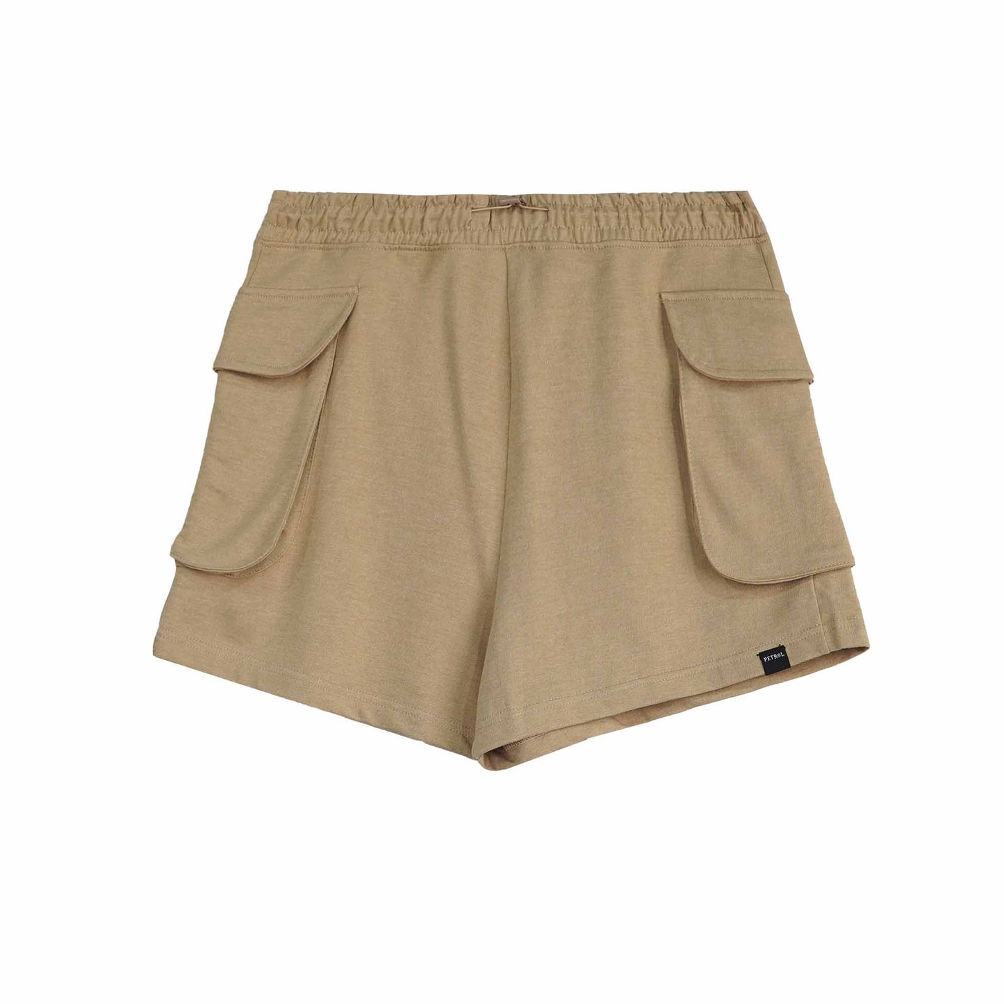 Petrol Ladies Basic Non-Denim Cargo Short Mid-Rise 176361 (Beige)