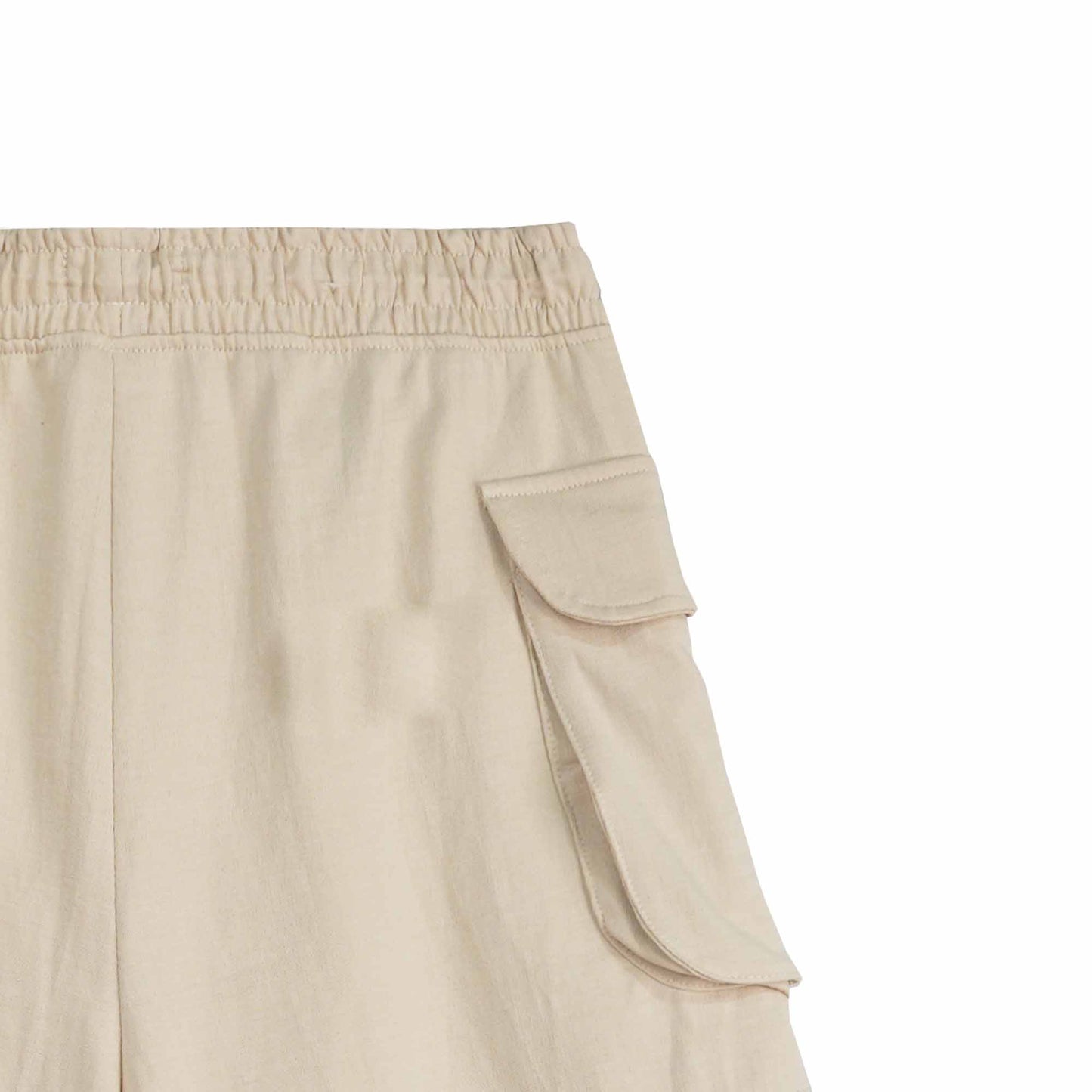 Petrol Ladies Basic Non-Denim Cargo Short Mid-Rise 176361 (Cream)