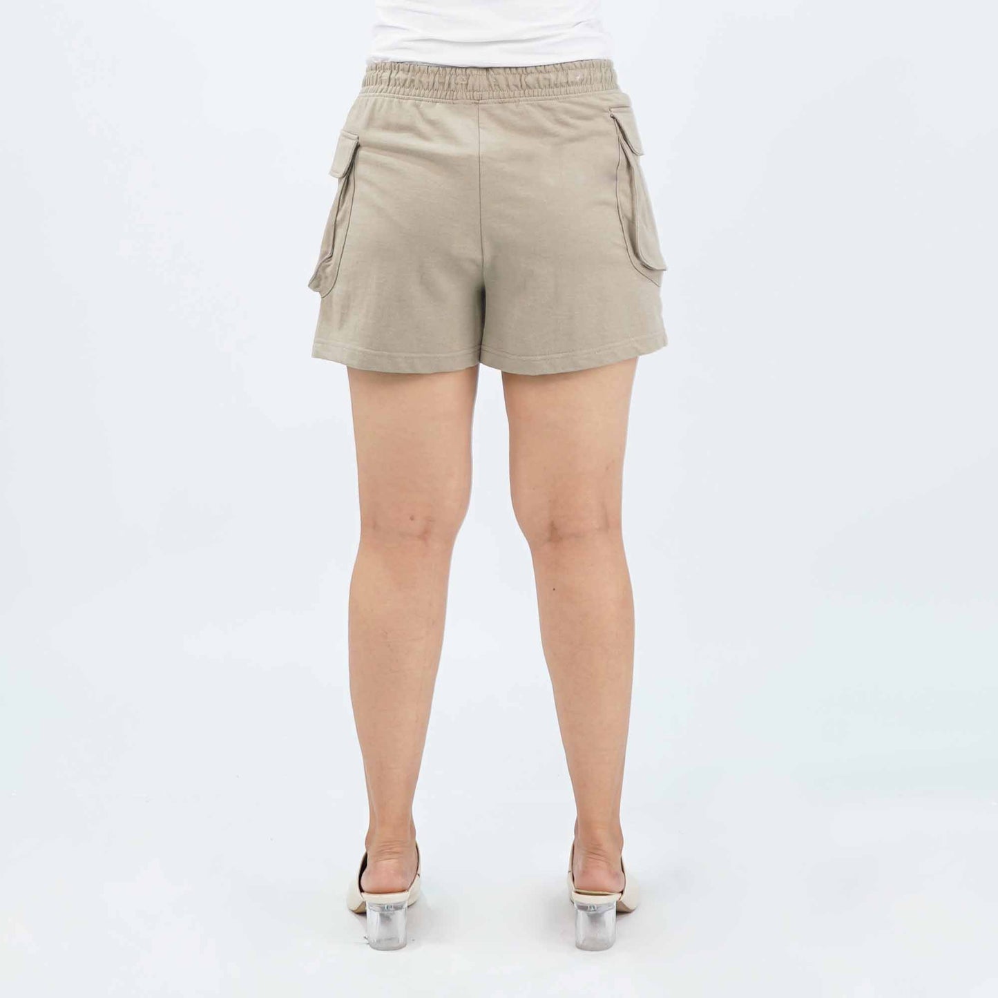 Petrol Ladies Basic Non-Denim Cargo Short Mid-Rise 176361 (Cream)