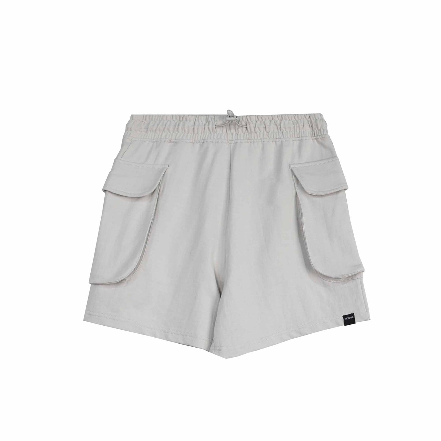 Petrol Ladies Basic Non-Denim Cargo Short Mid-Rise 176361 (Gray)