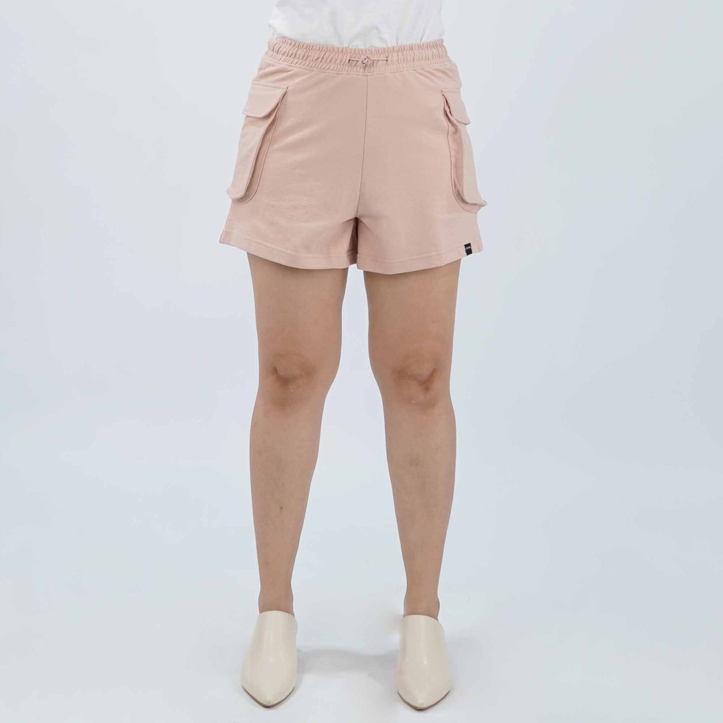 Petrol Ladies Basic Non-Denim Cargo Short Mid-Rise 176361 (Old Rose)
