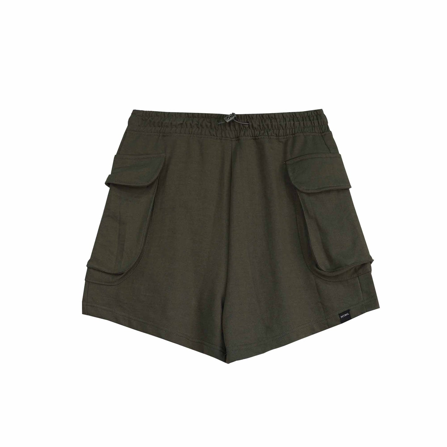 Petrol Ladies Basic Non-Denim Cargo Short Mid-Rise 176378 (Fatigue)