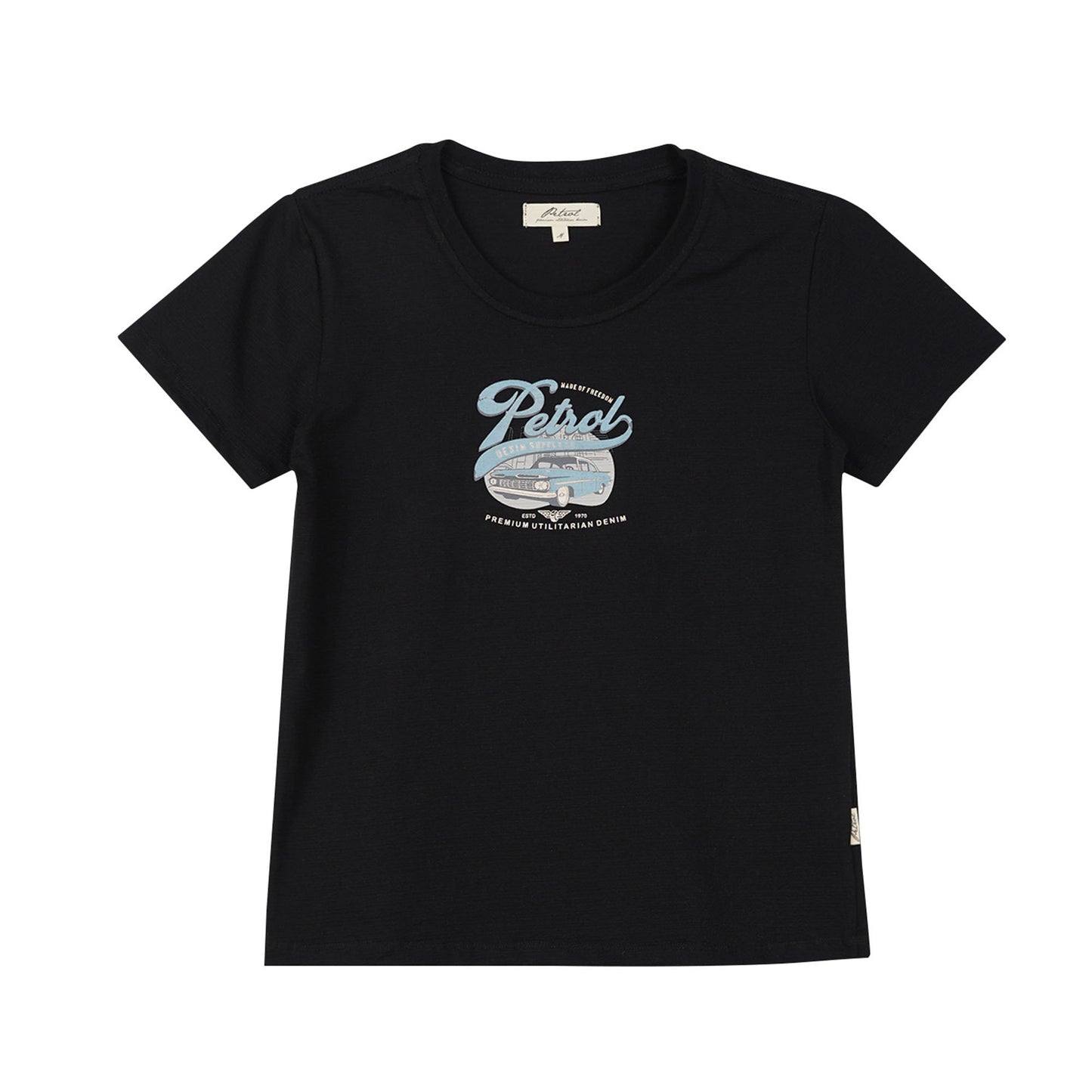 Petrol Ladies Basic Tees Regular Fitting 178039 (Black)