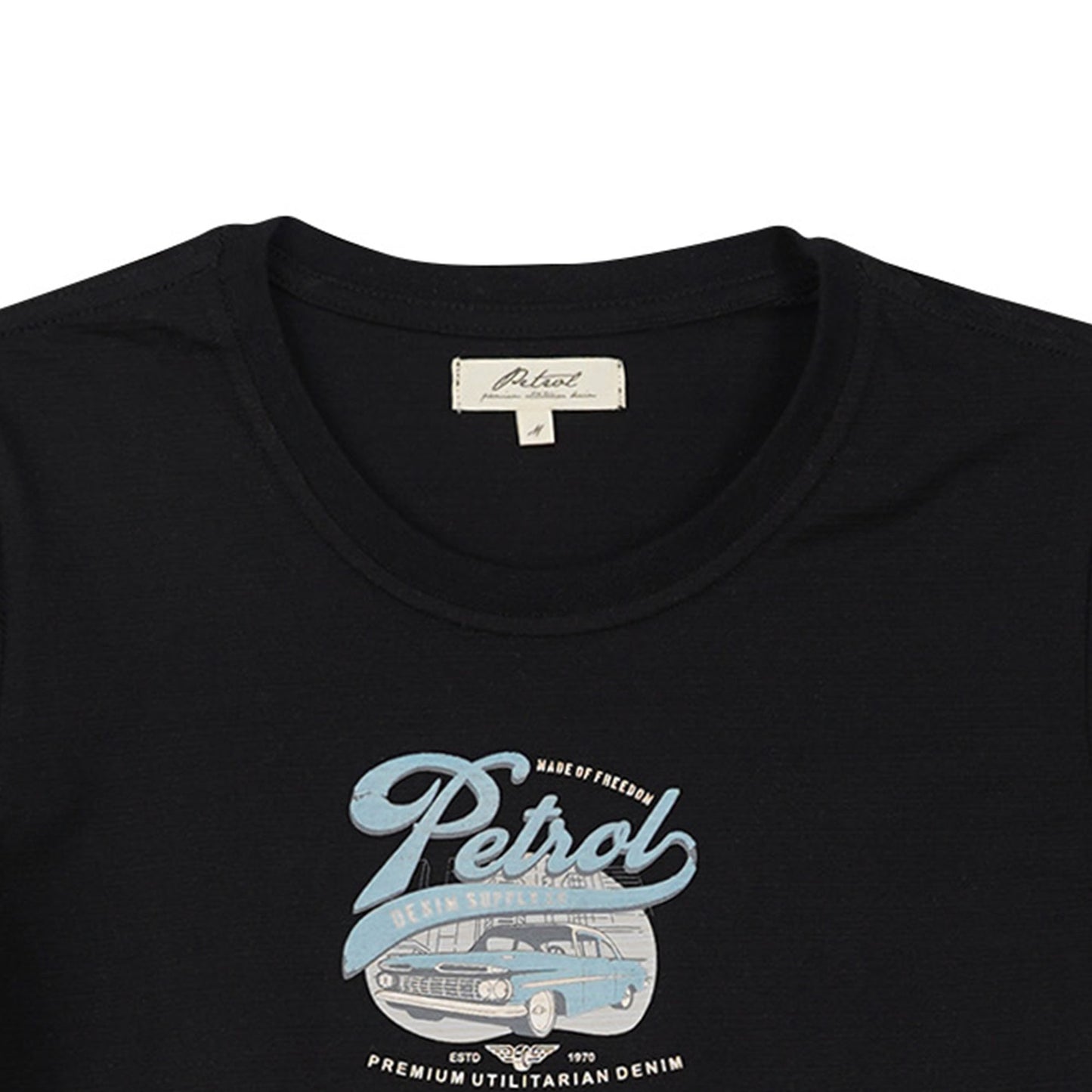 Petrol Ladies Basic Tees Regular Fitting 178039 (Black)