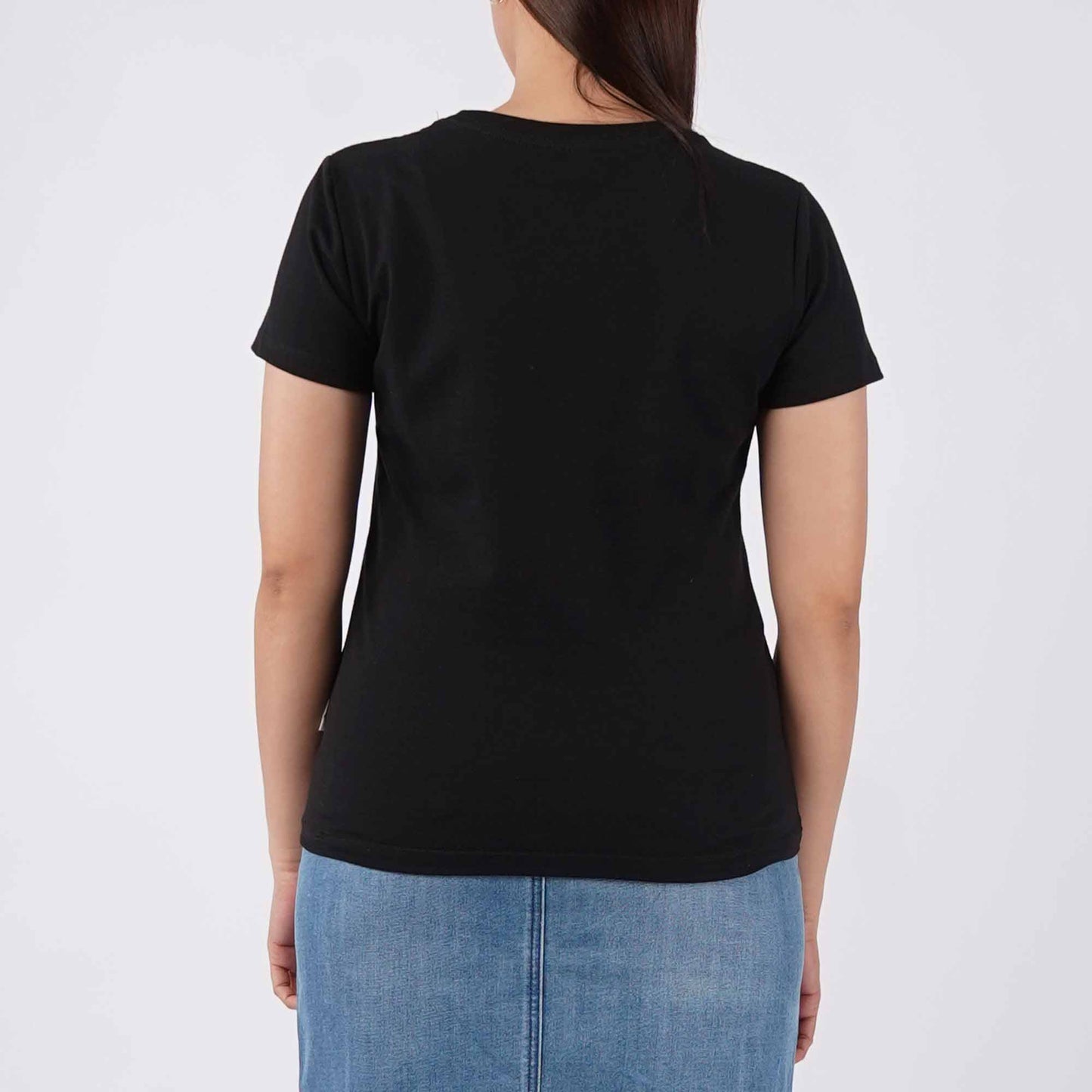 Petrol Ladies Basic Tees Regular Fitting 178039 (Black)