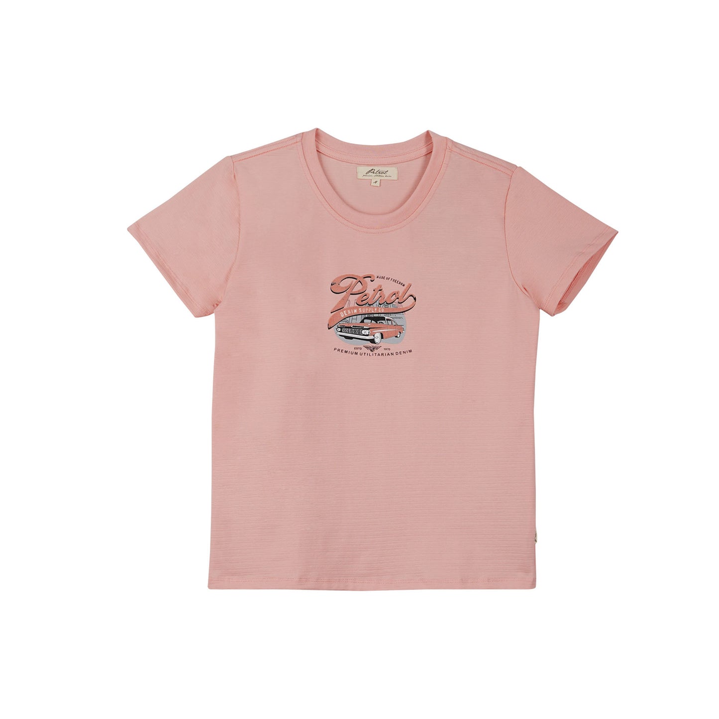Petrol Ladies Basic Tees Regular Fitting 178039 (Peach)