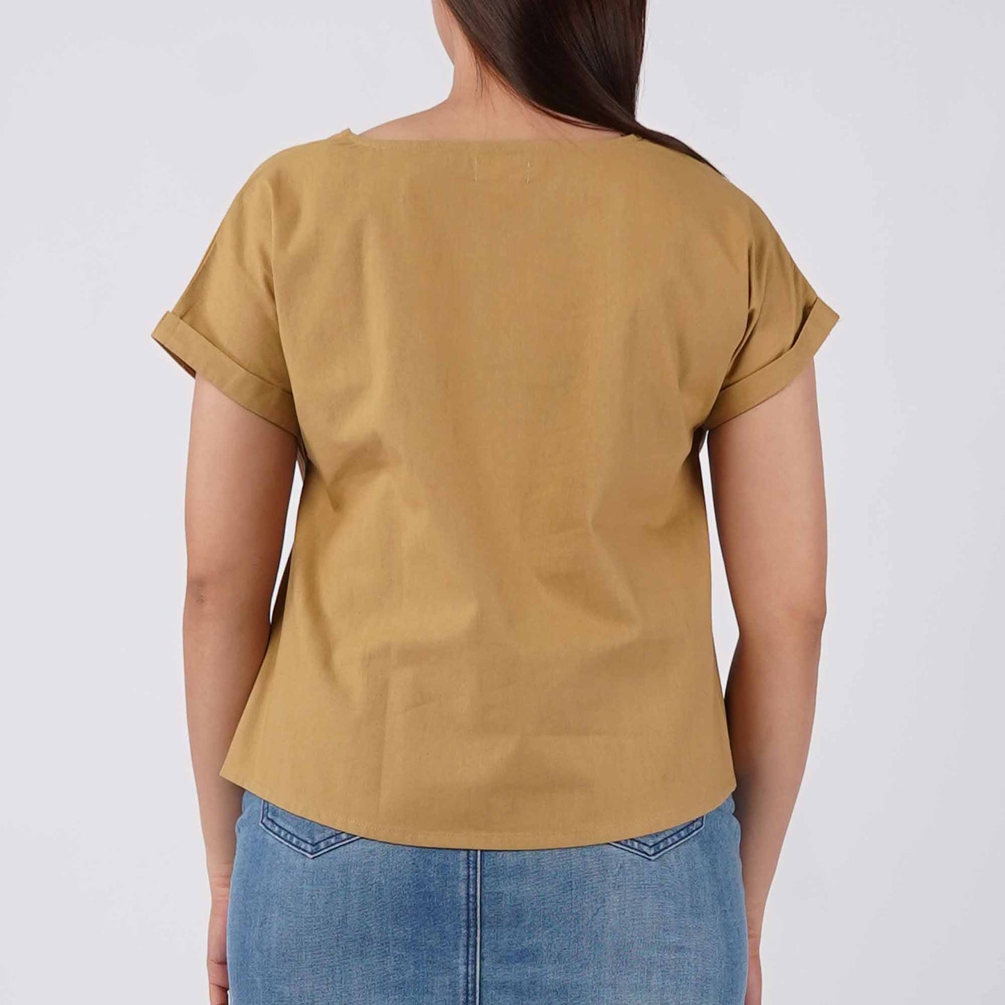 Petrol Ladies Basic Woven Shirt Regular Fitting 159203 (Brown)