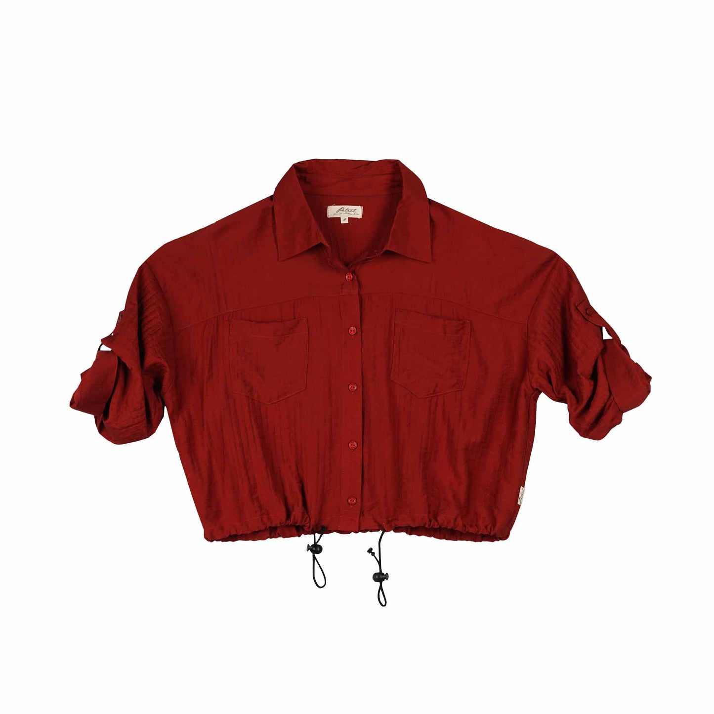 Petrol Ladies Basic Woven Shirt Loose Fitting 173961 (Red)