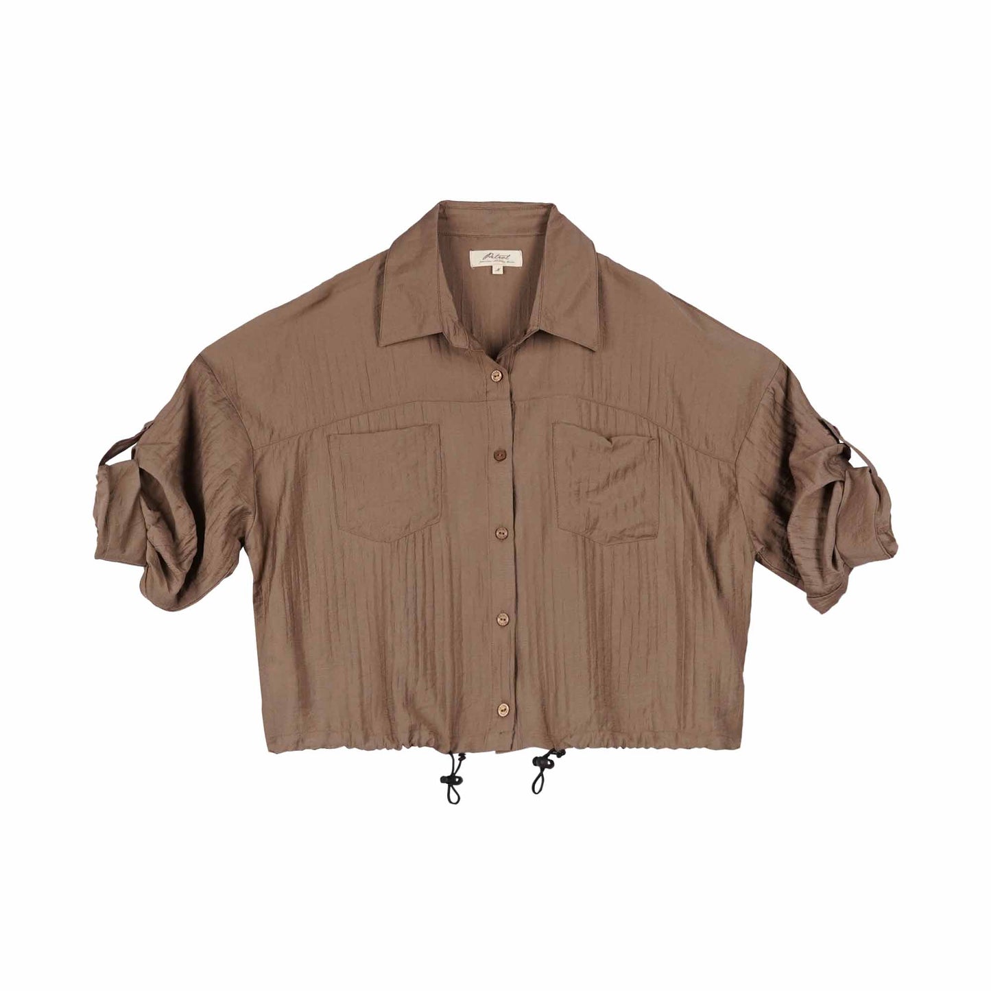 Petrol Ladies Basic Woven Shirt Loose Fitting 173961 (Mocha)