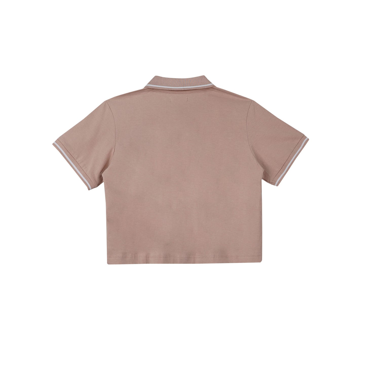 Petrol Ladies Basic Collared Shirt Boxy Crop Fitting 180231-U (Dusty Pink)