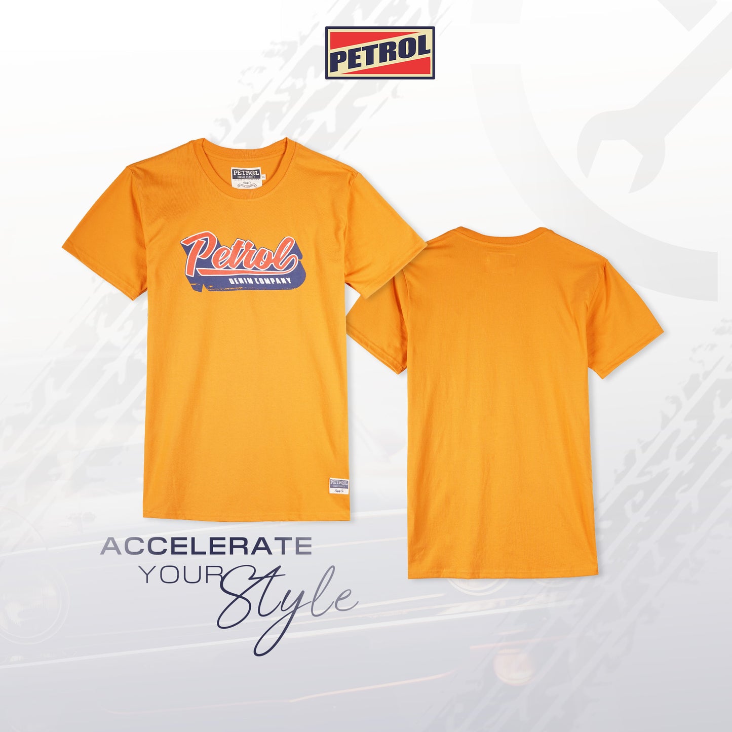Petrol Men's Basic Tees Slim Fitting 177951-U (Canary)