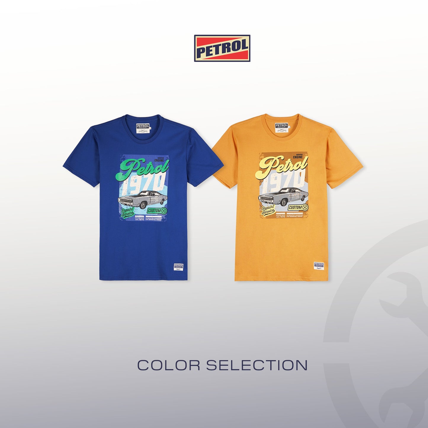 Petrol Men's Basic Tees Slim Fitting 176895-U (Canary)