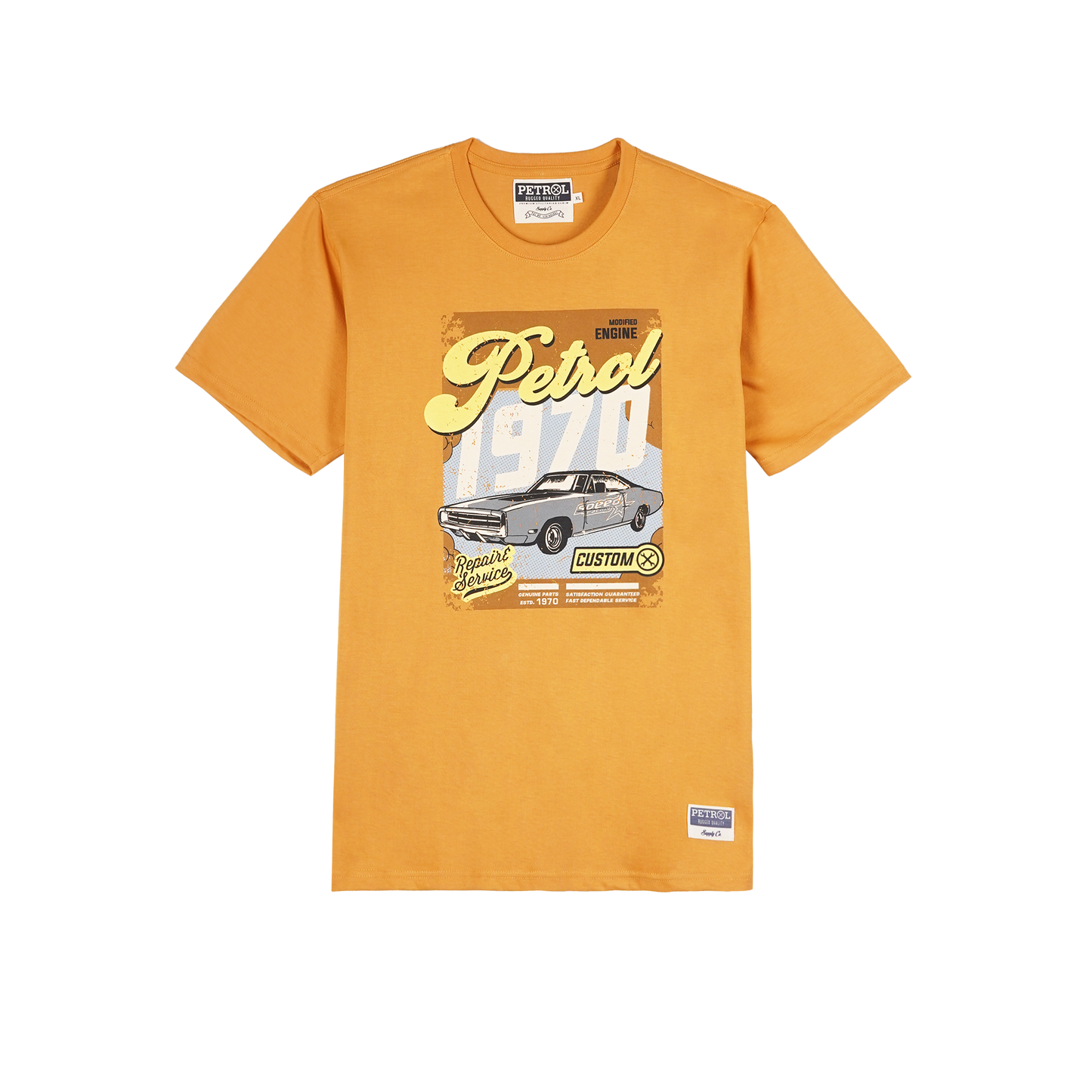 Petrol Men's Basic Tees Slim Fitting 176895-U (Canary)