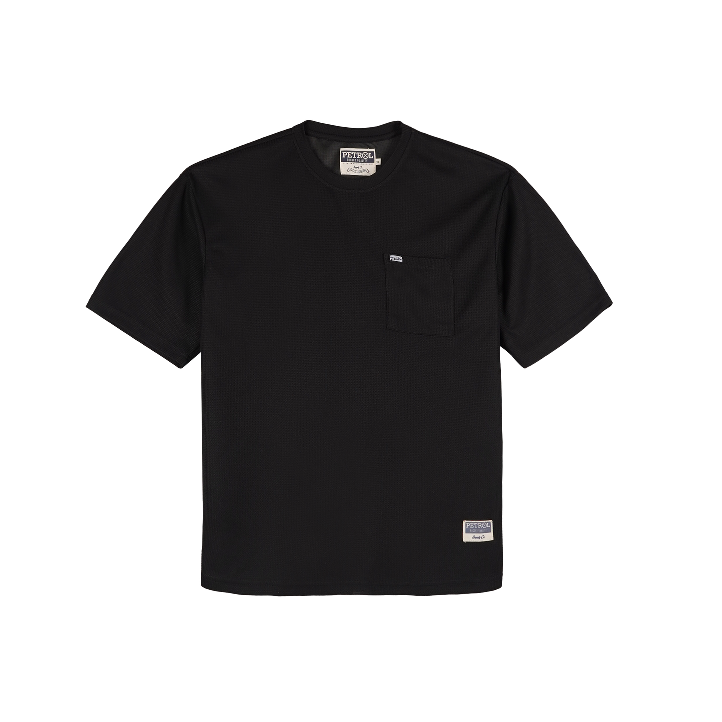 Petrol Men's Basic Tees Oversized Fitting 170491-U (Black)