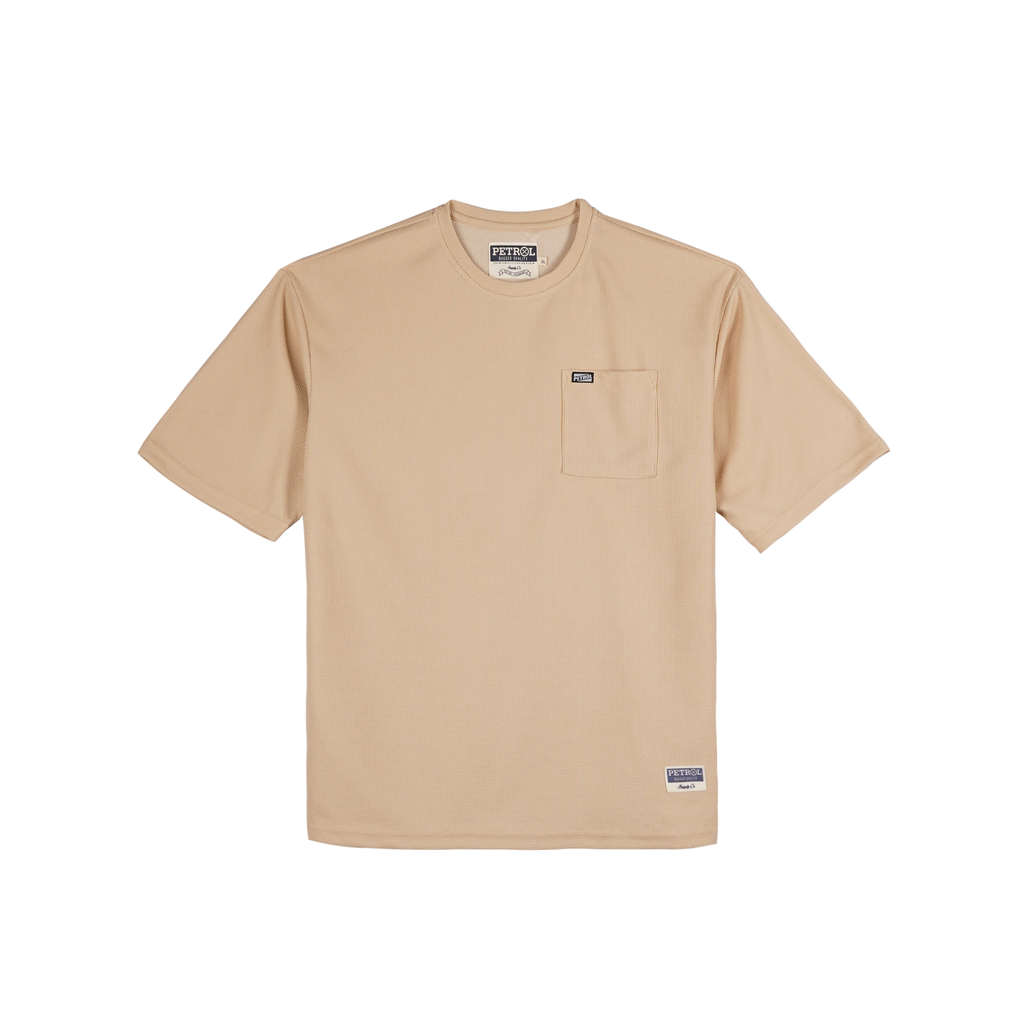 Petrol Men's Basic Tees Oversized Fitting 170491-U (Mocha)