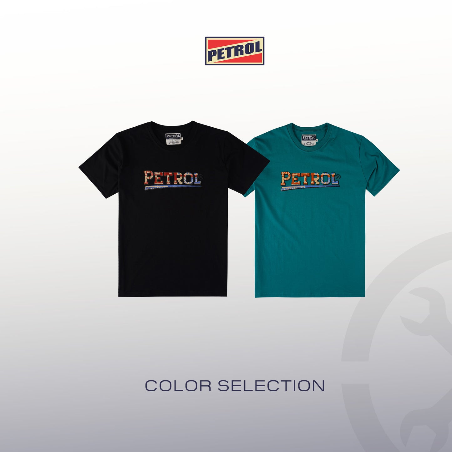 Petrol Men's Basic Tees Slim Fitting 185697-U (Black)