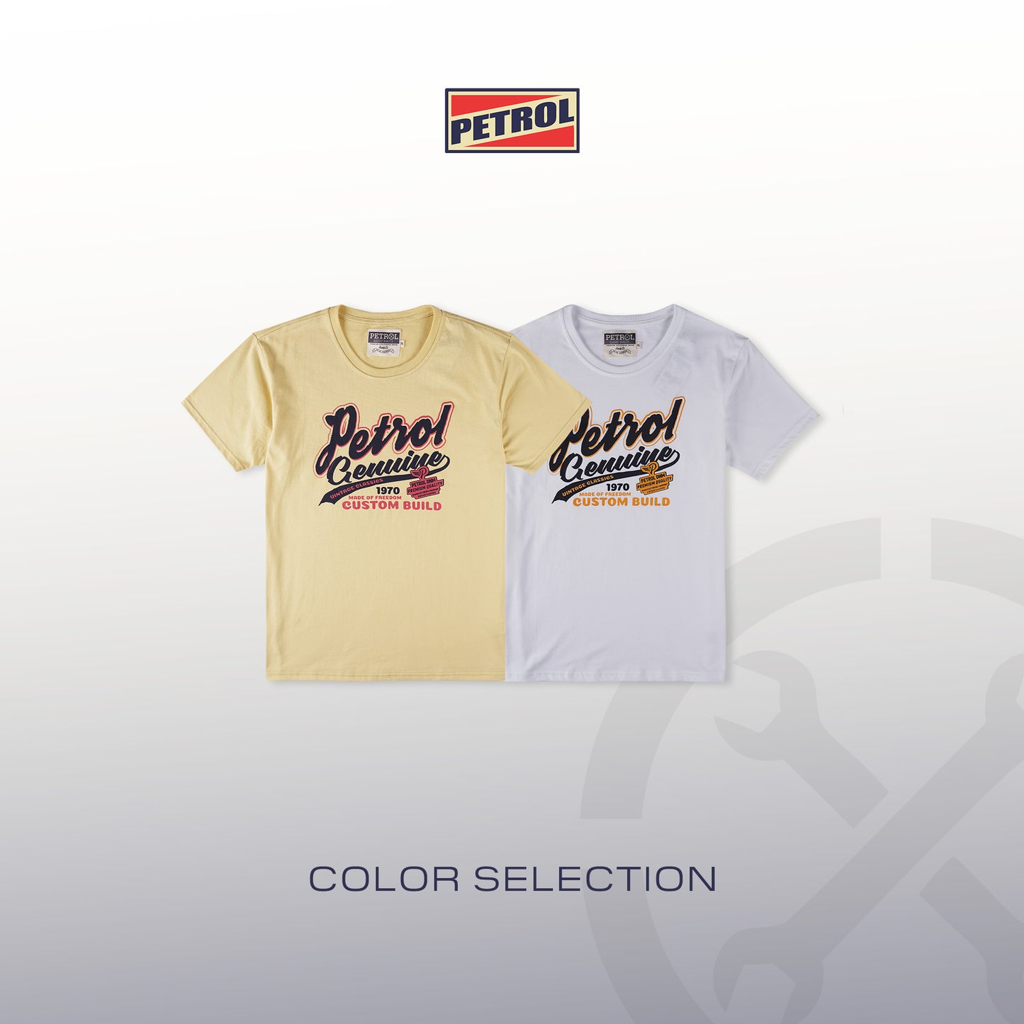 Petrol Men's Basic Tees Slim Fitting 188984-U (White)