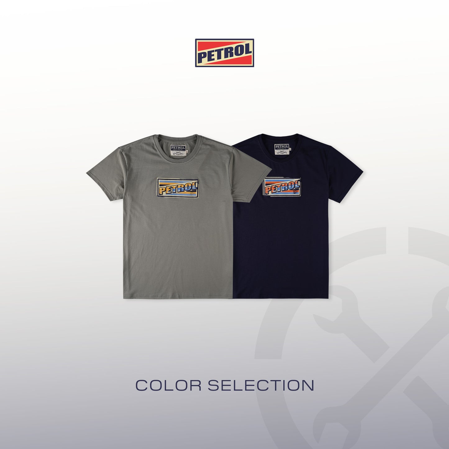 Petrol Men's Basic Tees Slim Fitting 185675-U (Navy)