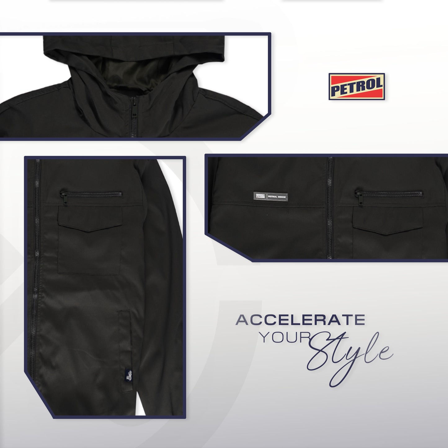 Petrol Men's Basic Jacket Regular Fitting 189796 (Fatigue)