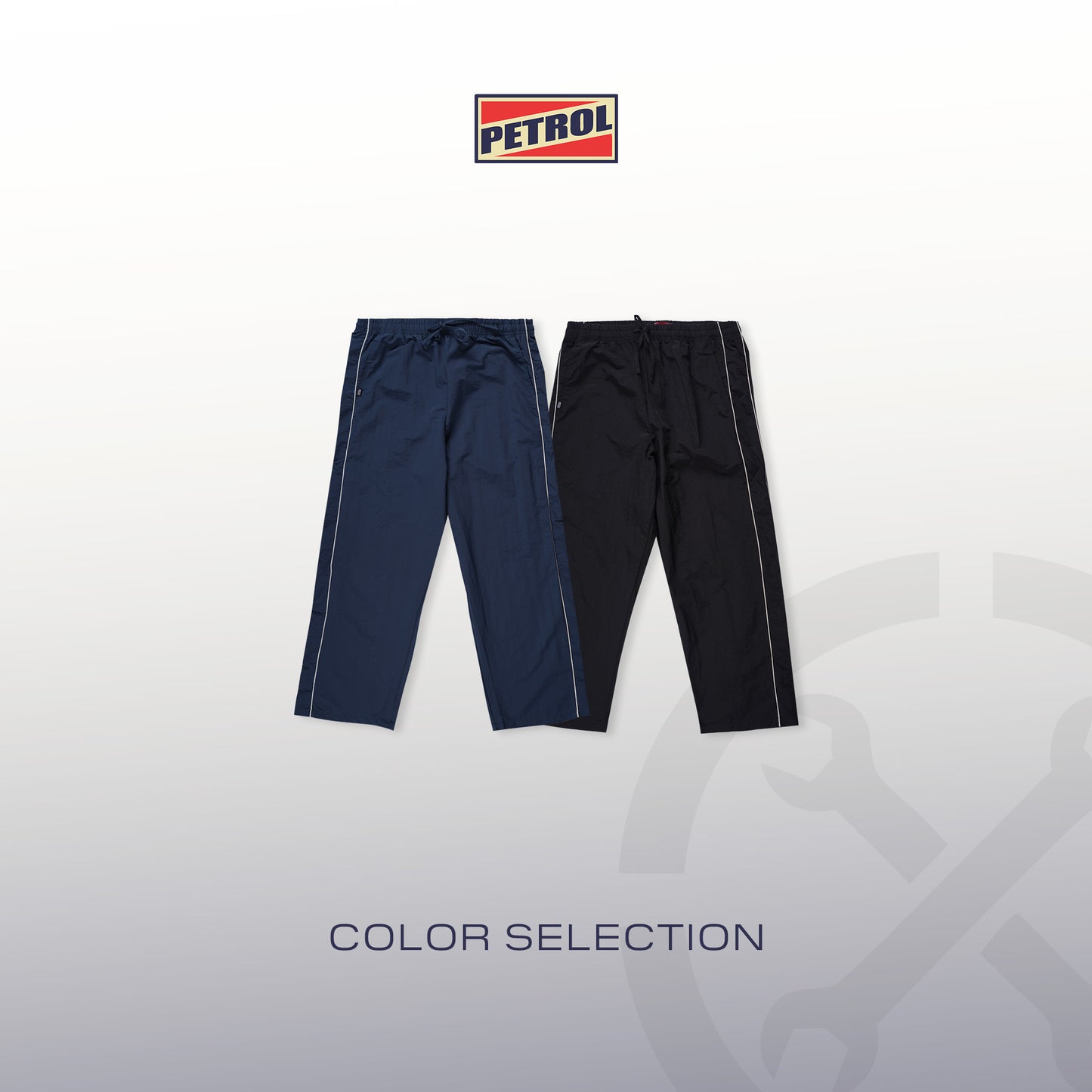 Petrol Men's Basic Non-Denim Jogger Pants Mid-Rise Fitting 191444 (Blue)