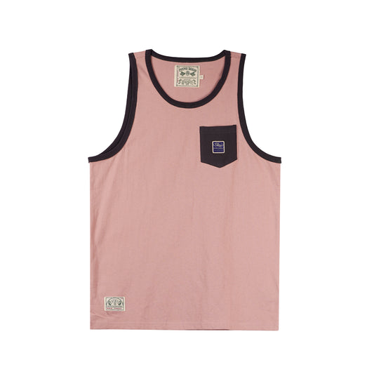 Petrol Men's Basic Tank Top Slim Fitting Tank Top Trendy fashion Casual Top Dusty Pink Sando for Men 119106 (Dusty Pink)