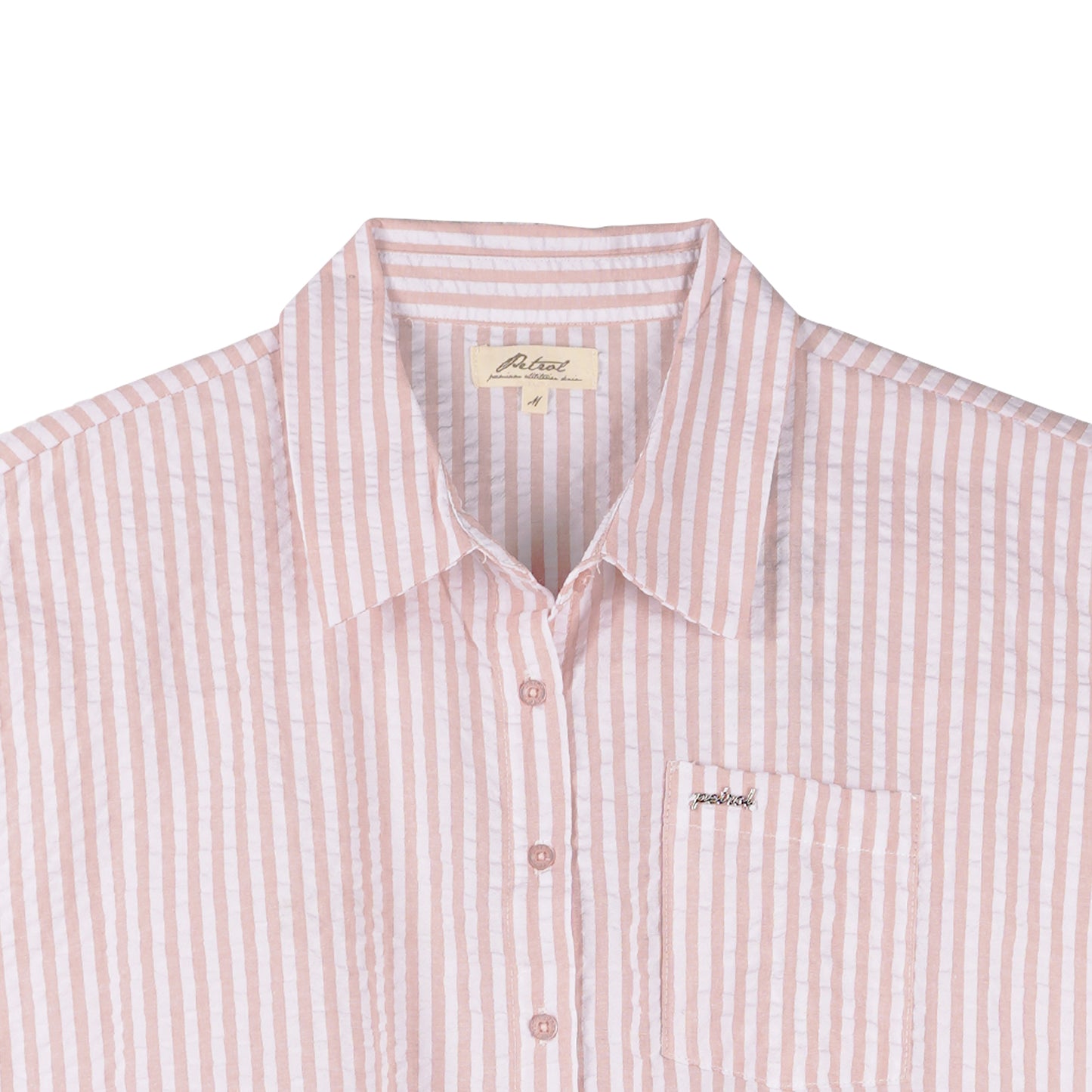 Petrol Basic Woven for Ladies Regular Fitting Shirt Trendy fashion 150280 (Dusty Pink)