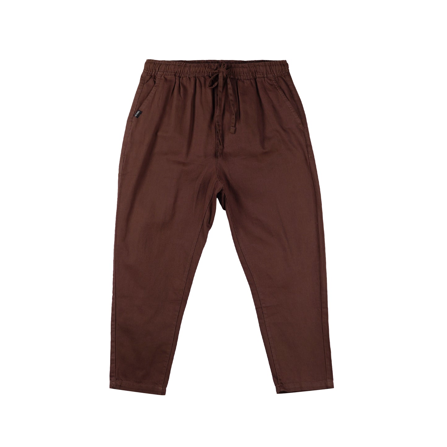 Petrol Ladies Basic Non-Denim Trouser Pants for Ladies Drawstring Regular Fitting 155033-U (Choco Brown)