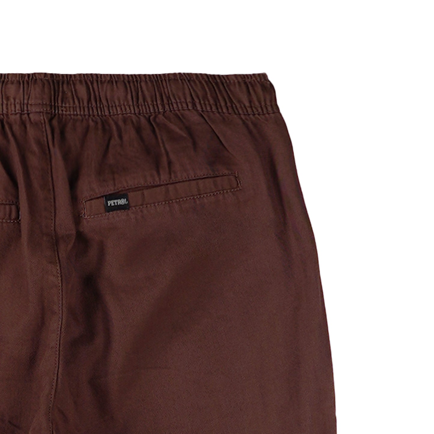 Petrol Ladies Basic Non-Denim Trouser Pants for Ladies Drawstring Regular Fitting 155033-U (Choco Brown)