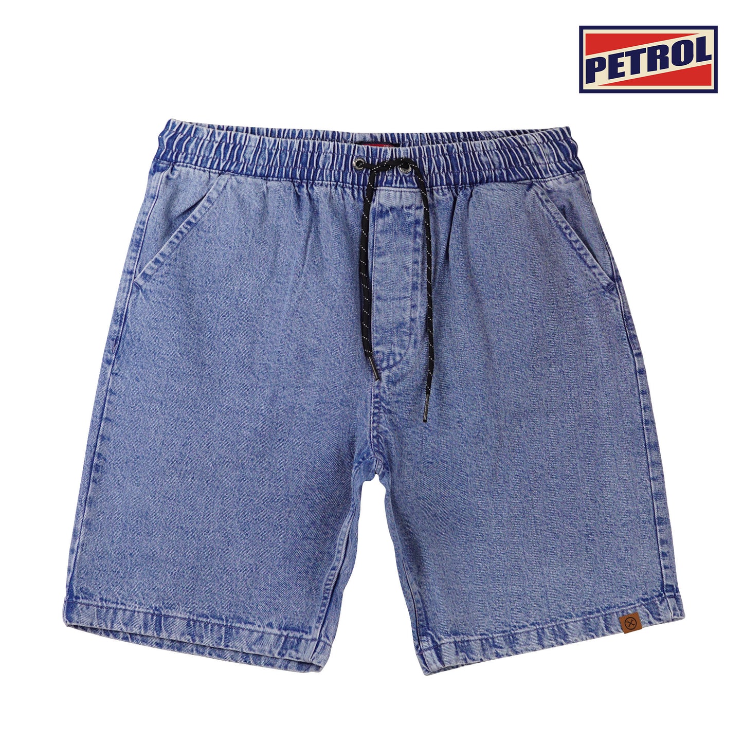 Petrol Basic Denim Jogger Shorts for Men Regular Fitting 152093-U (Light Shade)