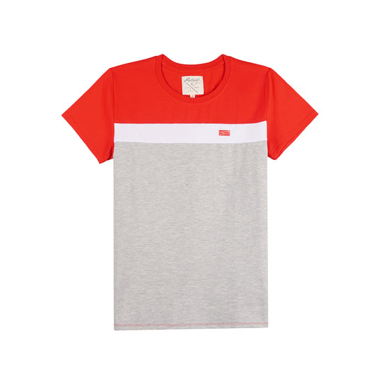 Petrol Basic Tees for Ladies Regular Fitting Shirt 129249 (Scarlet)