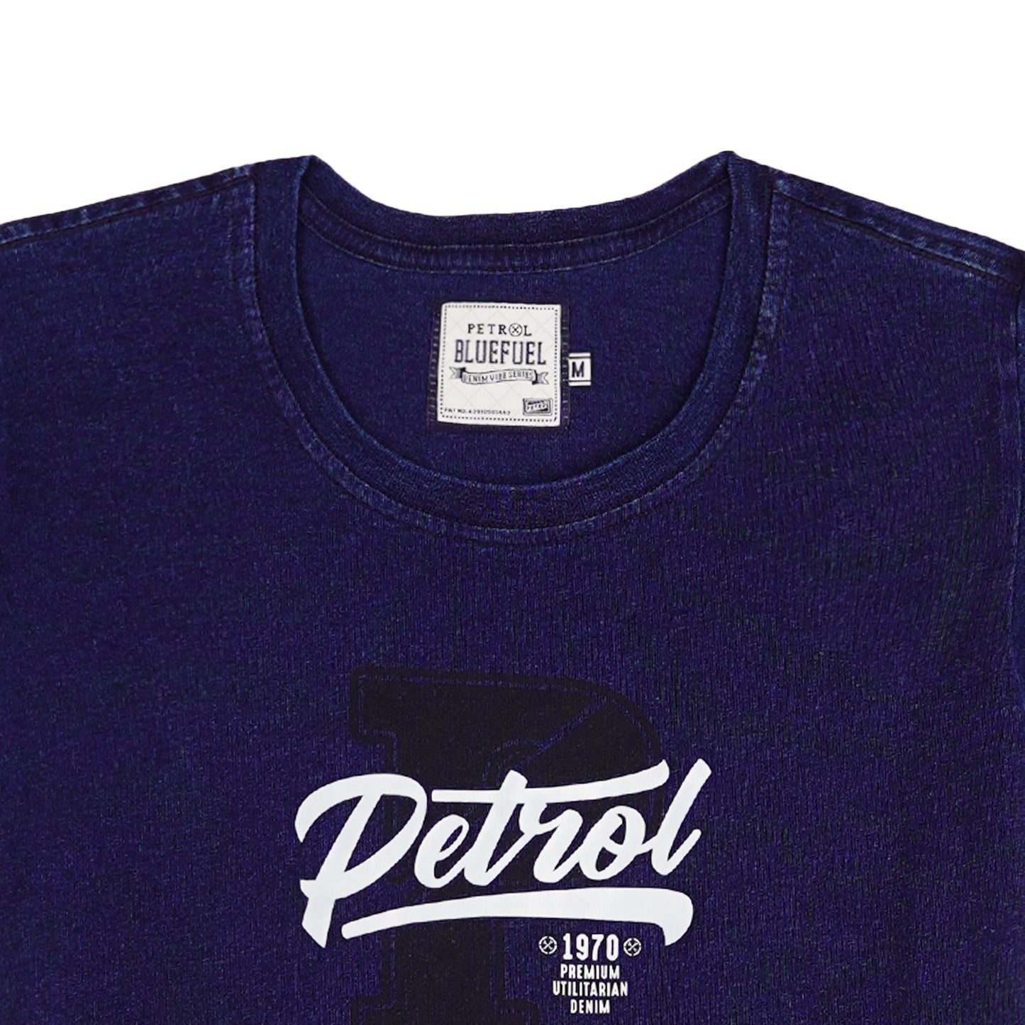 Petrol Basic Tees for Ladies Regular Fitting 129311 (Raw Wash)